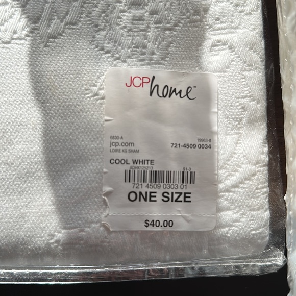 jcpenney Bedding King Shams 2 Poshmark